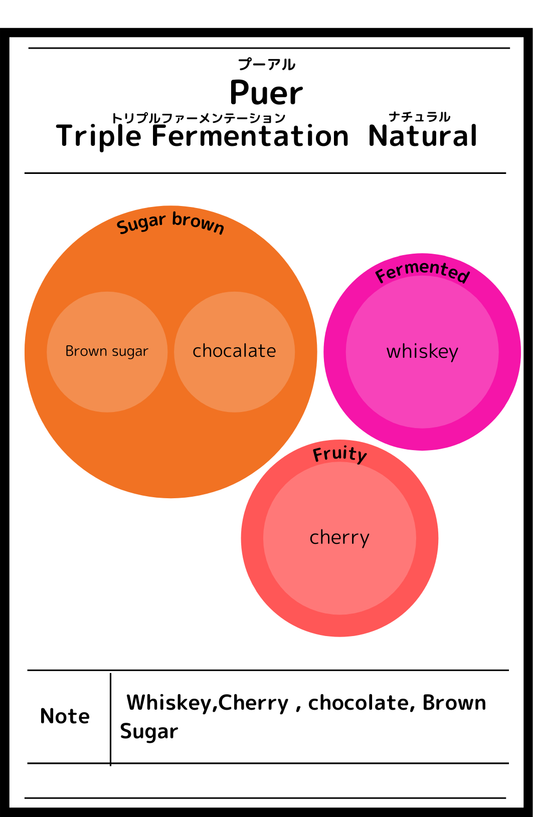Puer triple fermentation Natural