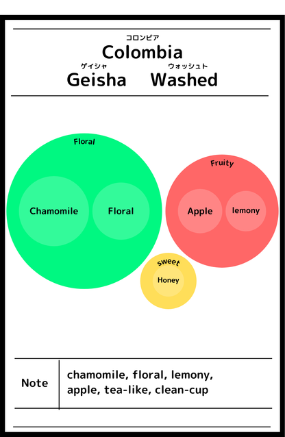 Colombia  Juan Carlos Geisha Washed